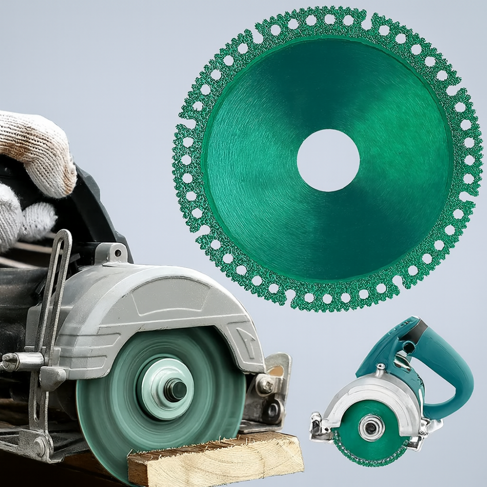 Lot de 3 disques diamant indestructibles 100 mm pour meuleuse multi-matériaux carrelage bois métal PVC
