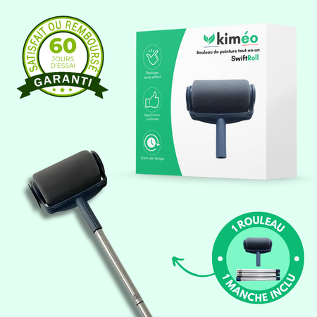 SwiftRoll - Rouleau de peinture tout-en-un avec réservoir