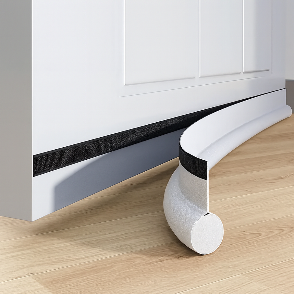 Bande isolante anti-froid pour bas de porte