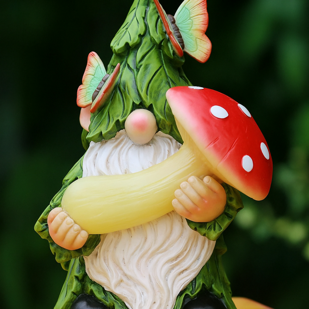 Nain de Jardin Solaire - Déco lumineuse et décalée pour jardin ou balcon