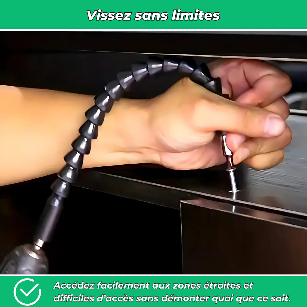 Extension flexible pour visseuse et perceuse