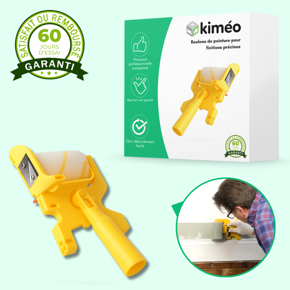 Rouleau de peinture pour finitions précises