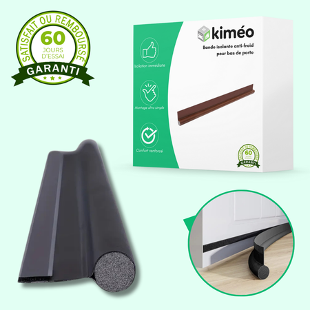 Bande isolante anti-froid pour bas de porte