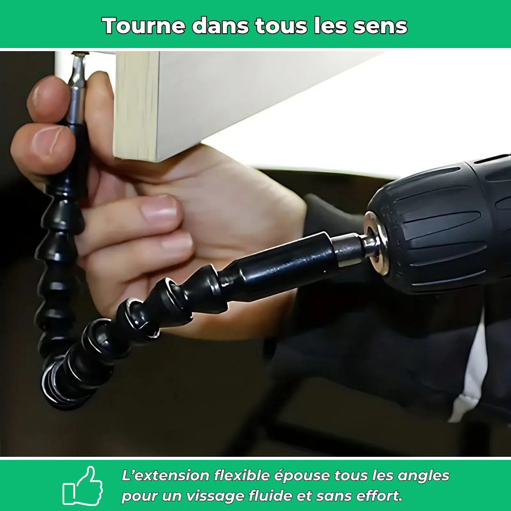 Extension flexible pour visseuse et perceuse