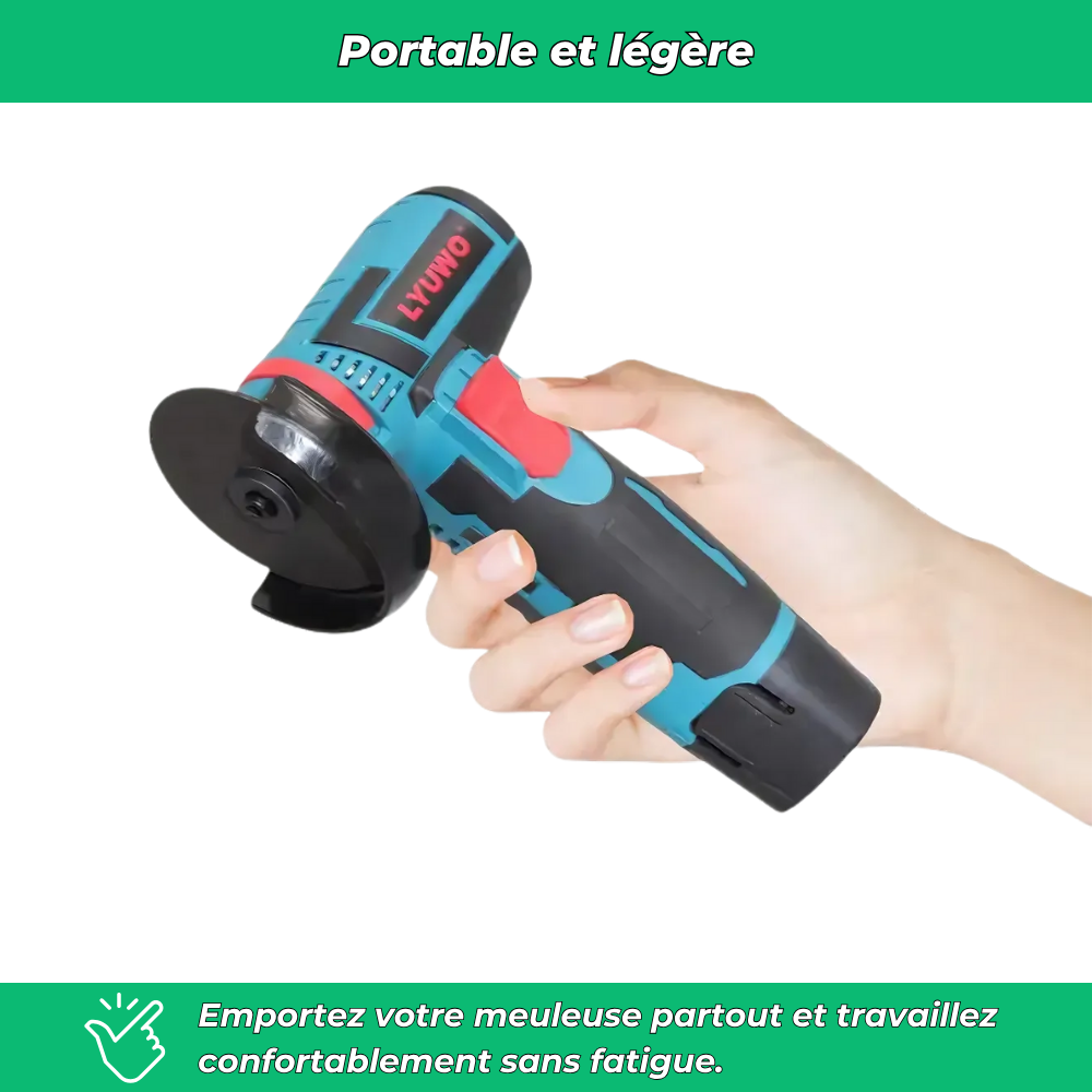 Meuleuse portable rechargeable 12V – Mini outil multifonction Polissage Meulage