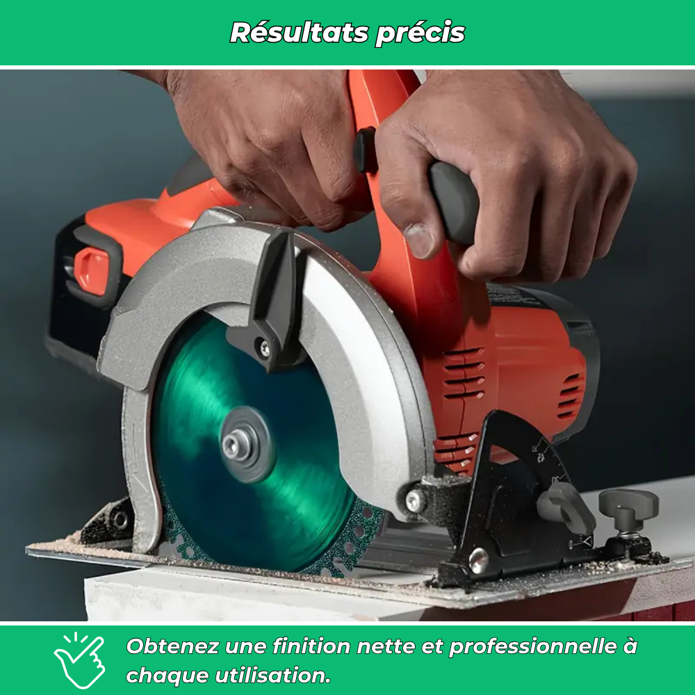 Lot de 3 disques diamant indestructibles 100 mm pour meuleuse multi-matériaux carrelage bois métal PVC