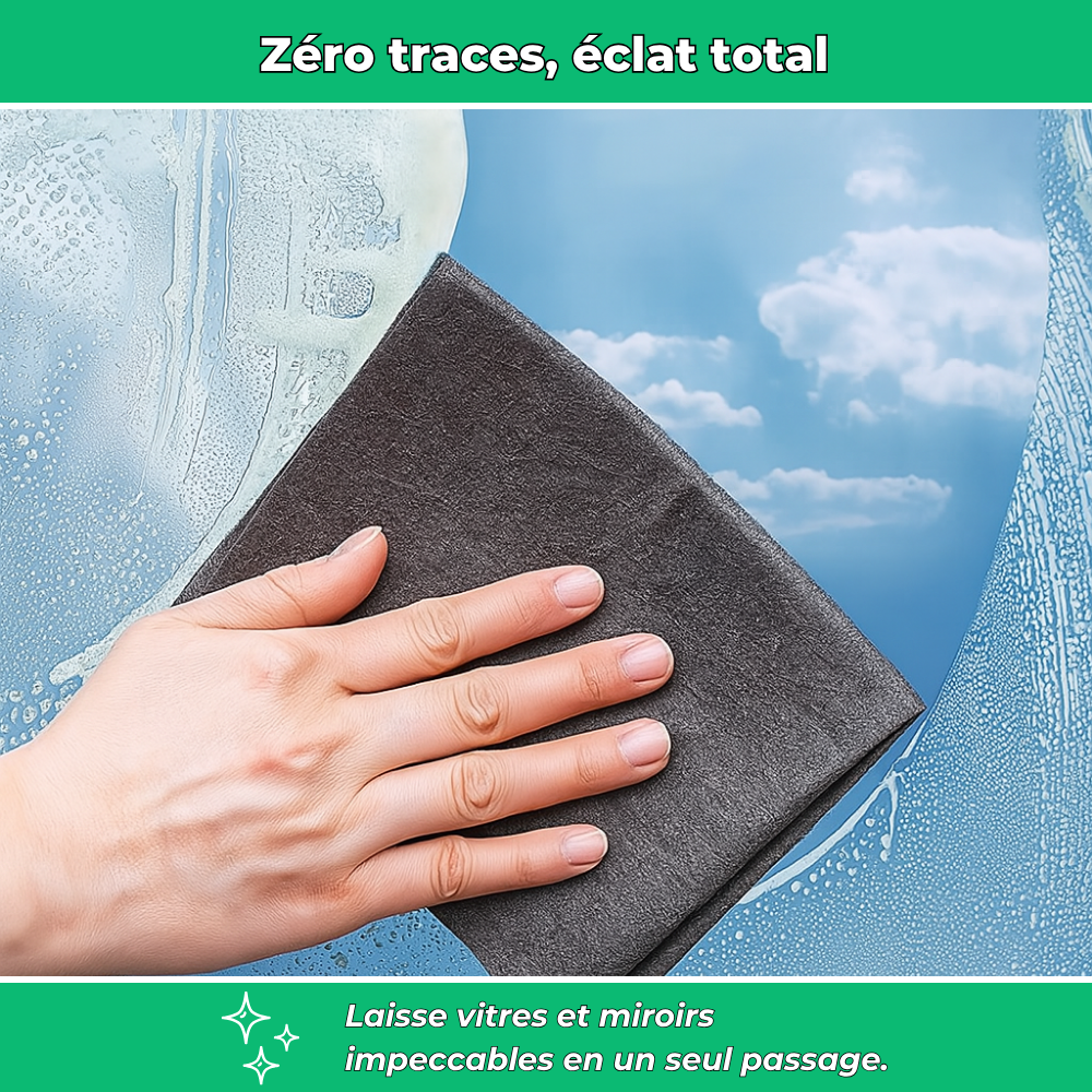 MagicClean - Chiffon nanofibre ultra-absorbant anti-calcaire