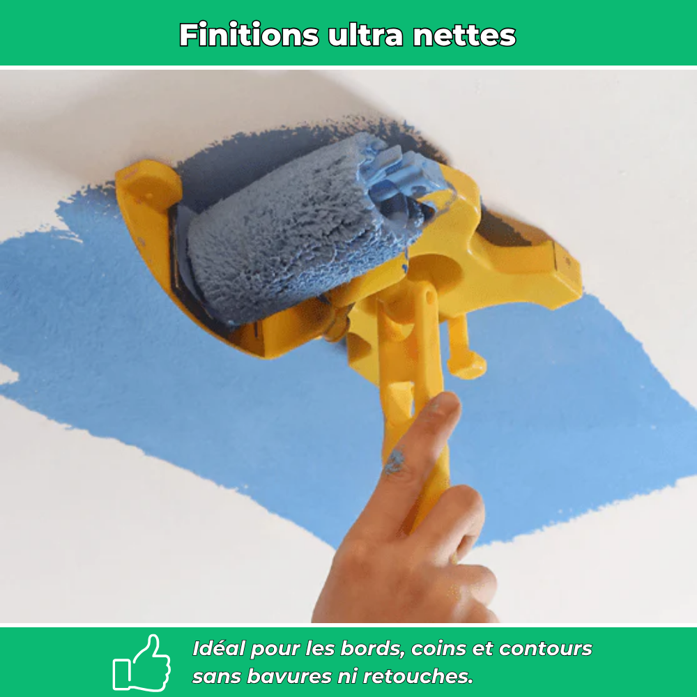 Rouleau de peinture pour finitions précises