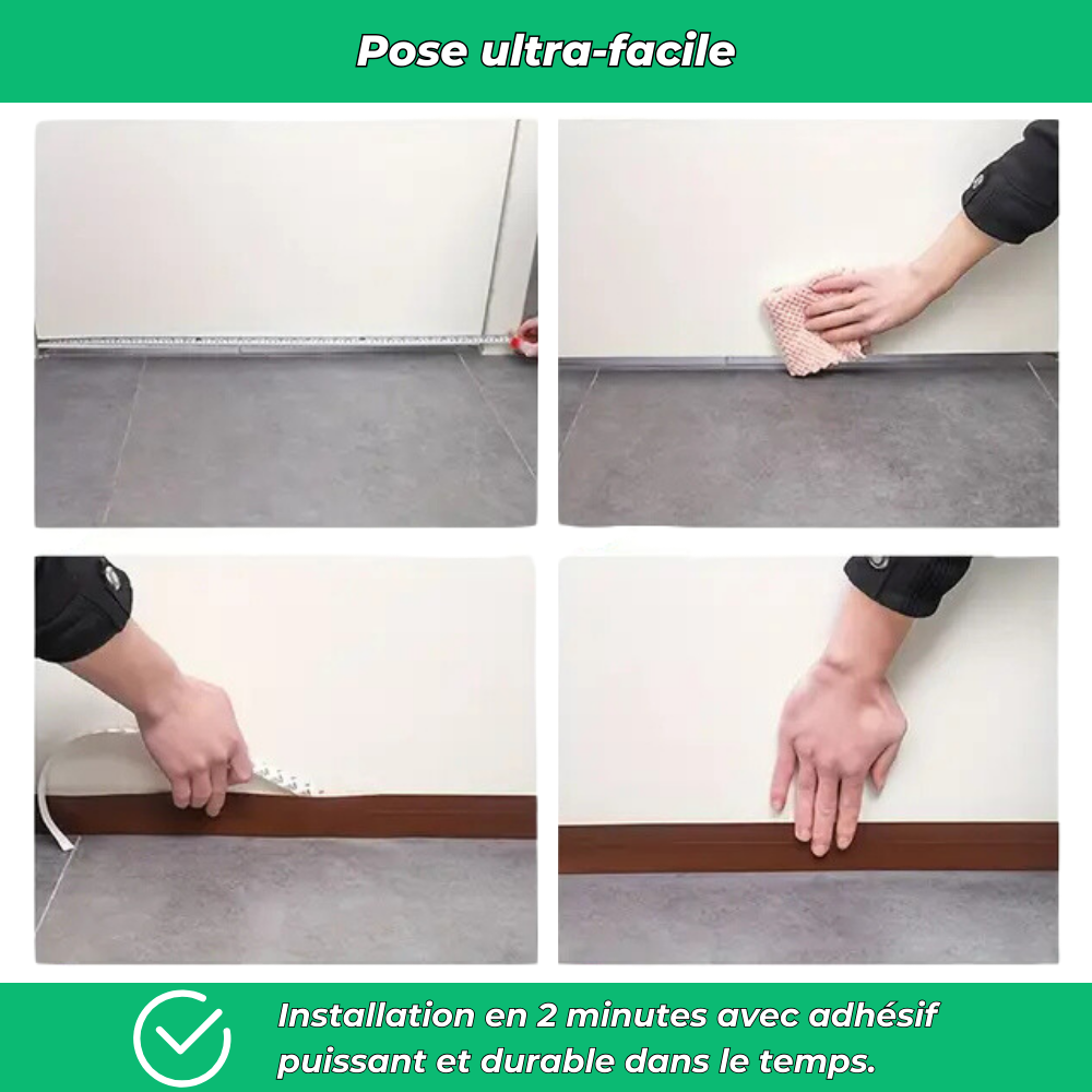 ThermaBlock – Bas de porte isolant contre le froid, le bruit et les poussières