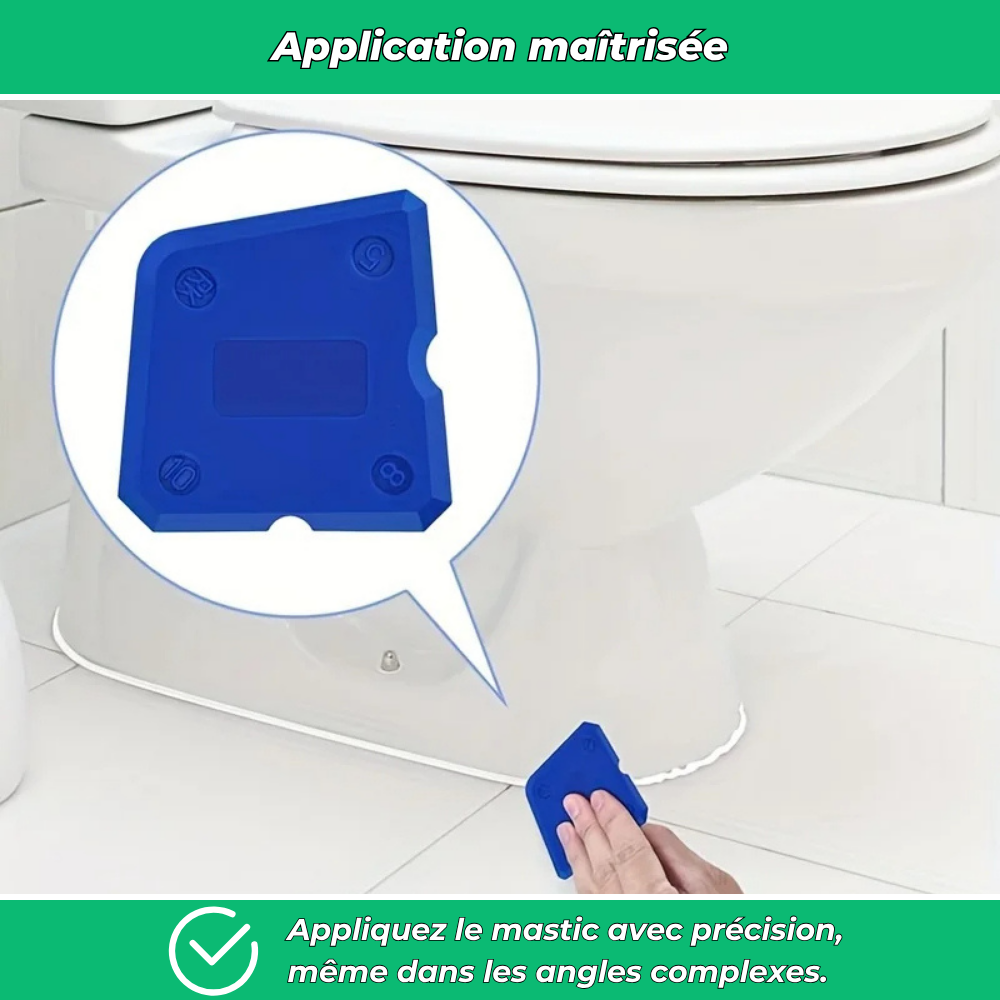 Kit 4 en 1 pour joints silicone parfaits