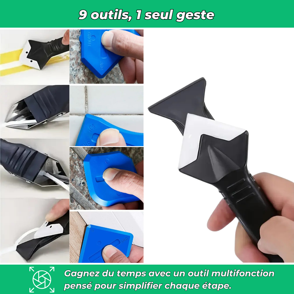 ProJoint – Outil 9 en 1 pour joints, silicone et finitions parfaites