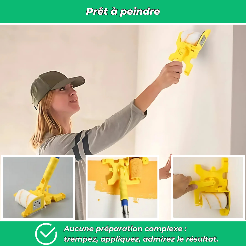 Rouleau de peinture pour finitions précises