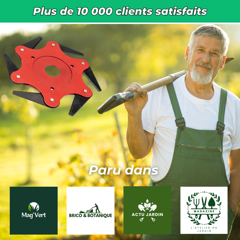 G60 PRO Tête de Coupe Universelle – Outil Polyvalent pour un Jardin Impeccable
