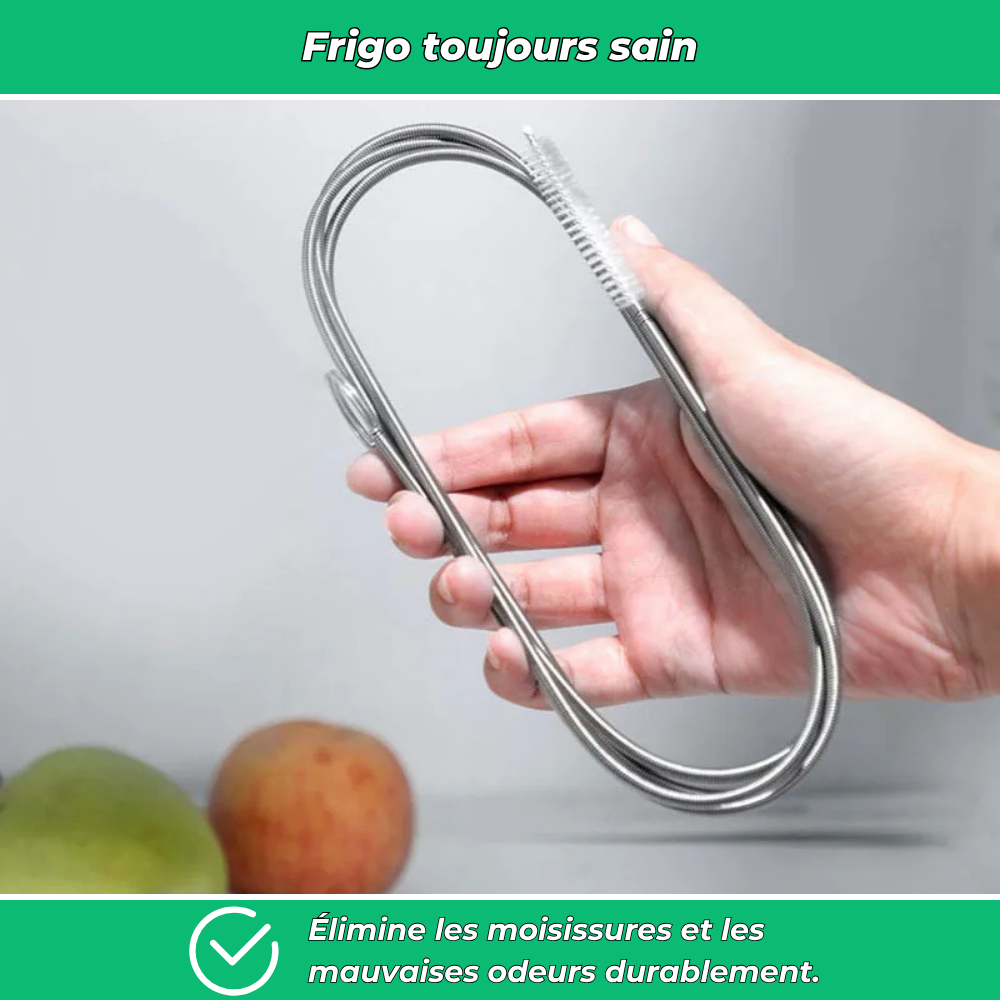 Kit de débouchage pour trou d’évacuation de réfrigérateur