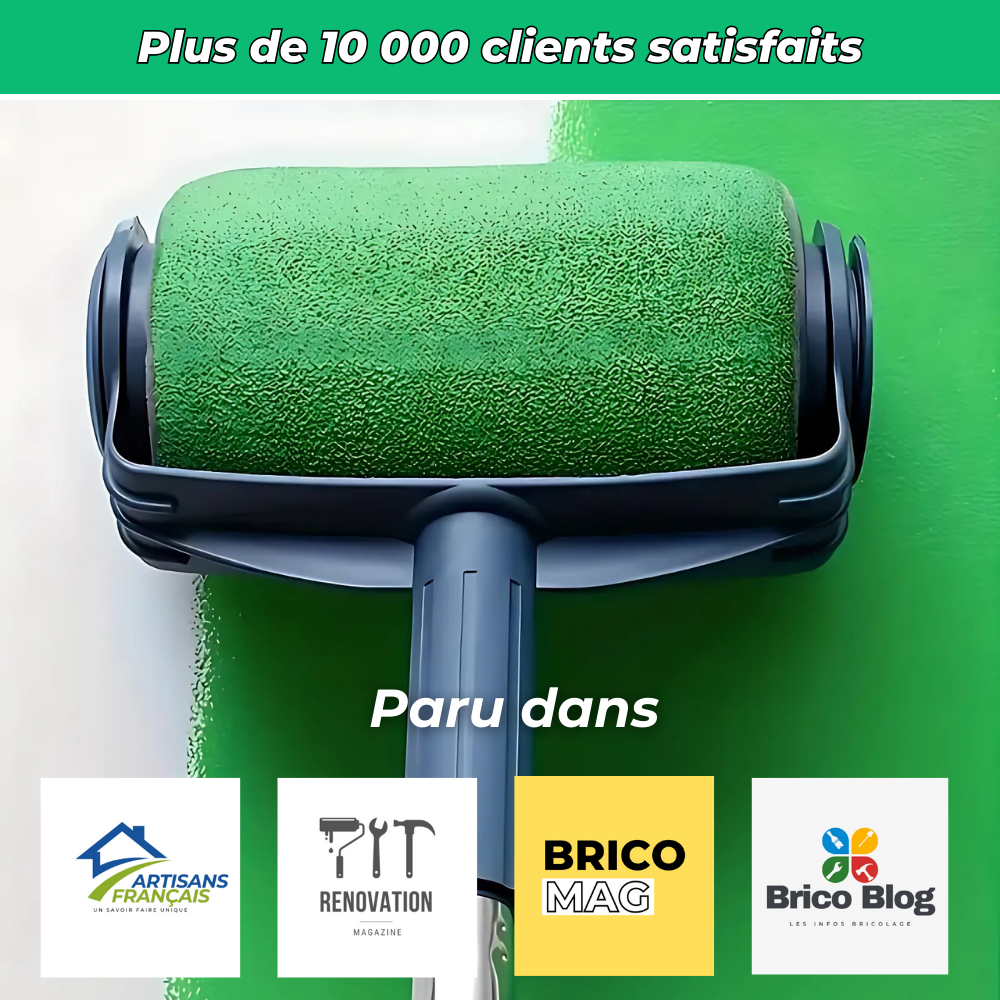 SwiftRoll - Rouleau de peinture tout-en-un avec réservoir