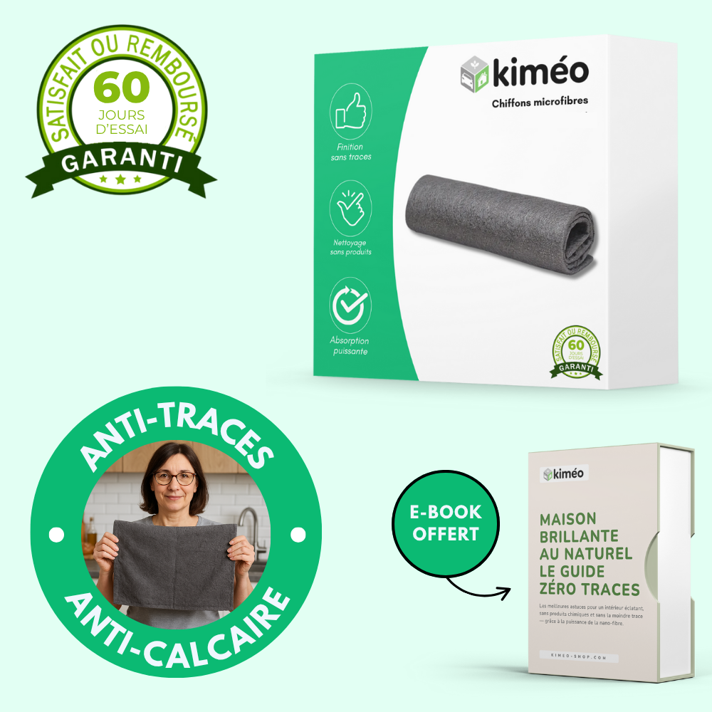MagicClean - Chiffon nanofibre ultra-absorbant anti-calcaire