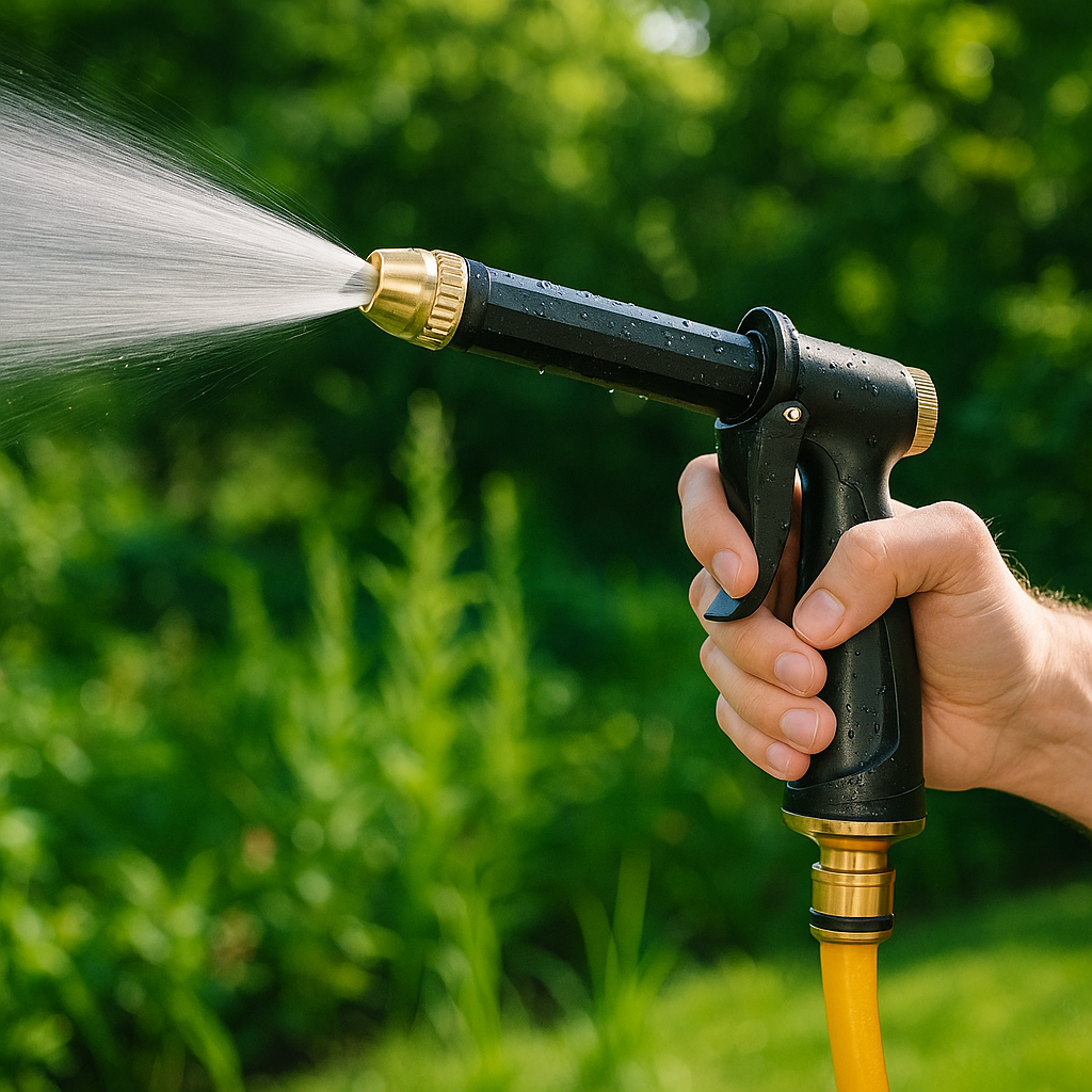 Pistolet d'Arrosage Haute Pression à 8 Jets – Arrosage Puissant pour Jardin et Nettoyage