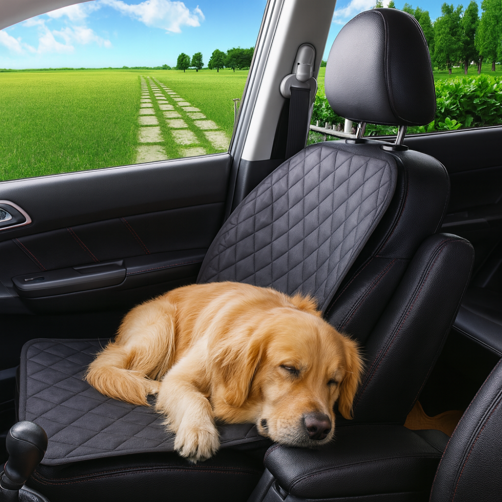 Housse de siège auto pour chien – Imperméable, antidérapante et résistante aux griffes, compatible voitures, camions et SUV
