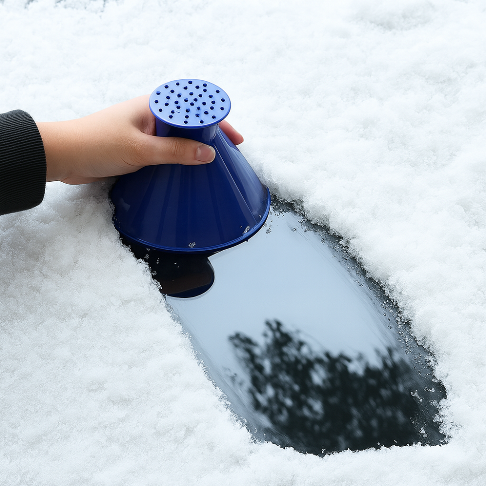 Grattoir dégivrant pare-brise voiture – Dégivrage express sans effort