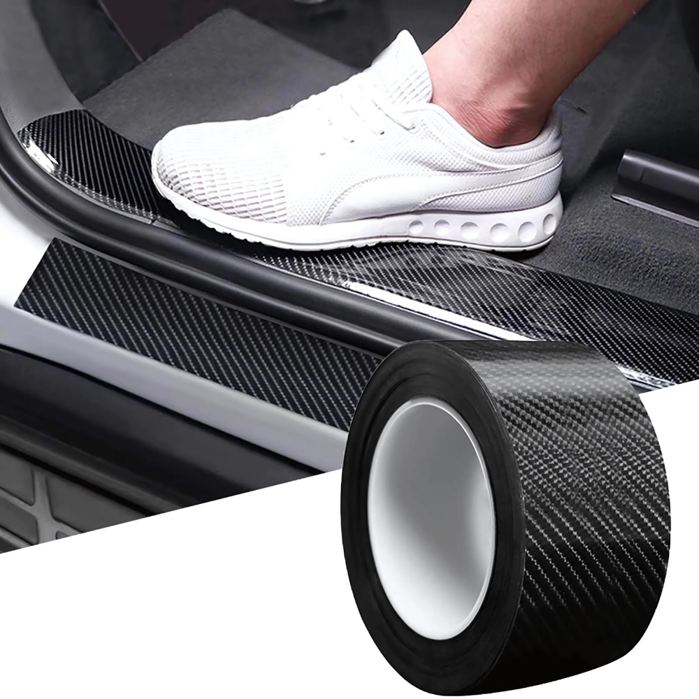 CarbonGrip PRO – Film protecteur effet carbone 3D pour portières et carrosserie
