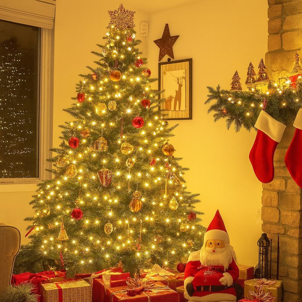 Guirlande lumineuse de Noël à brancher 200 LED