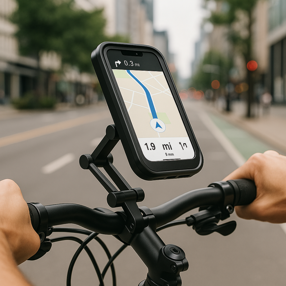 Support de téléphone vélo magnétique étanche – Fixation GPS sécurisée