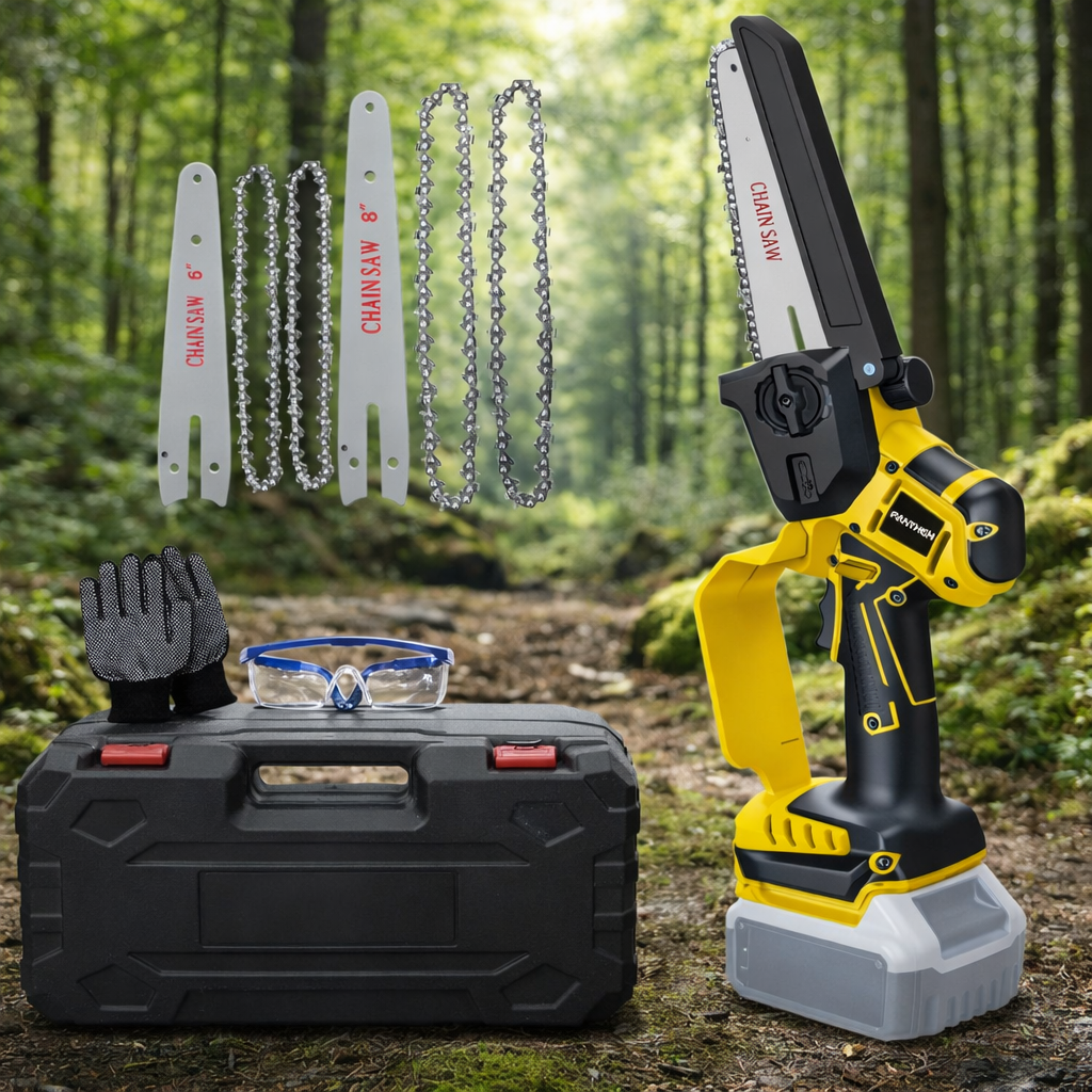 V100 PRO | Tronçonneuse Électrique Sans Fil | Coupe Rapide & Précise