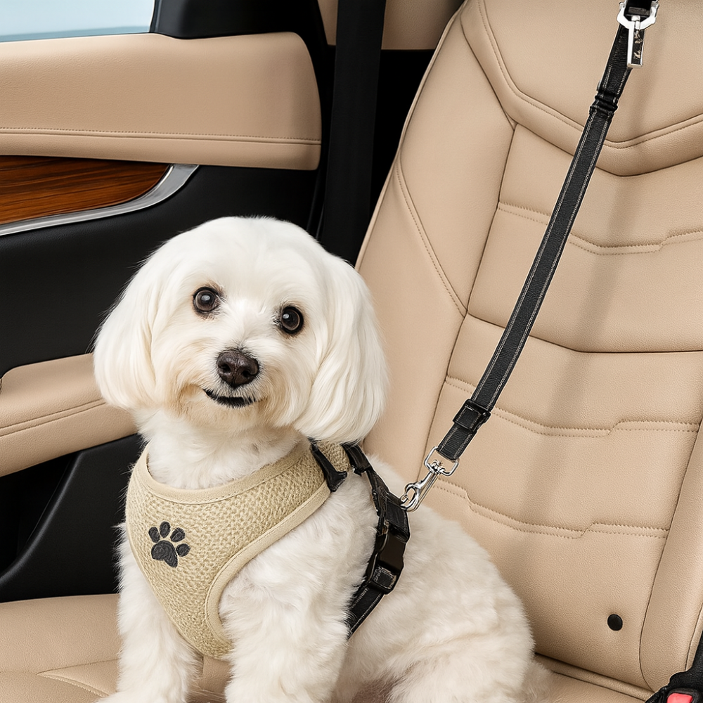 Ceinture de sécurité auto pour chien – Polyester résistant