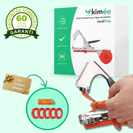 JardiClip Outil d'Attache pour Tiges de Plantes – Support Pratique pour Croissance des Plantes