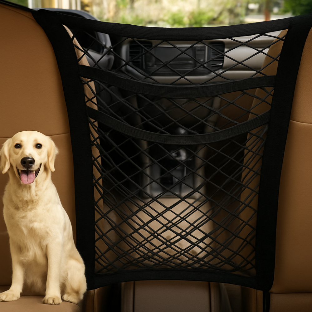 Filet de sécurité auto pour chien et chat – Barrière universelle de voiture