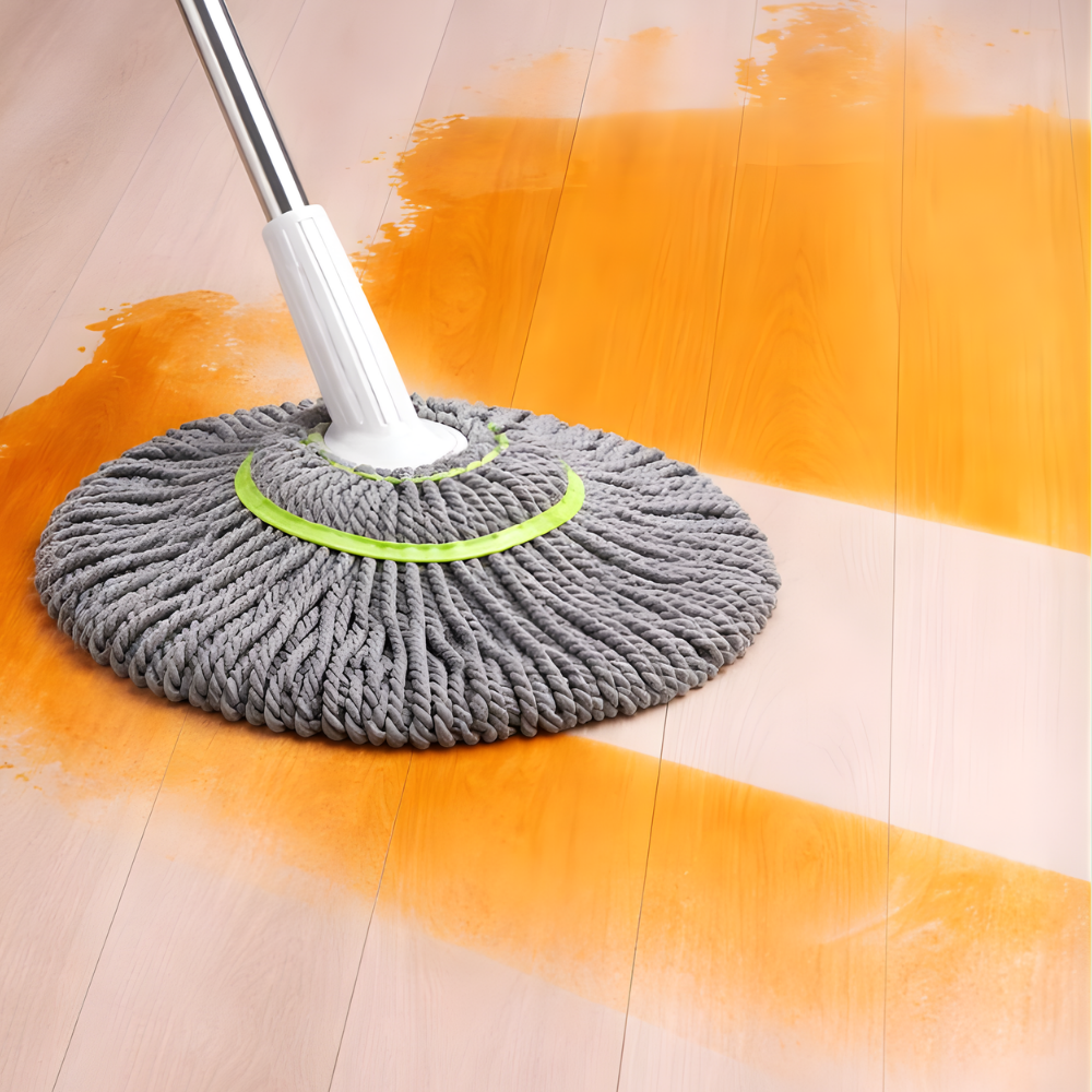 Turbo'Clean | Serpillière rotative auto-essorante | Essorage facile intégré