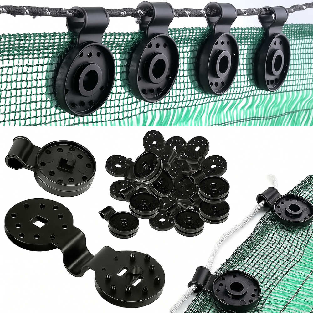ClipFix – Lot de 50 pinces robustes pour bâches et filets d’ombrage