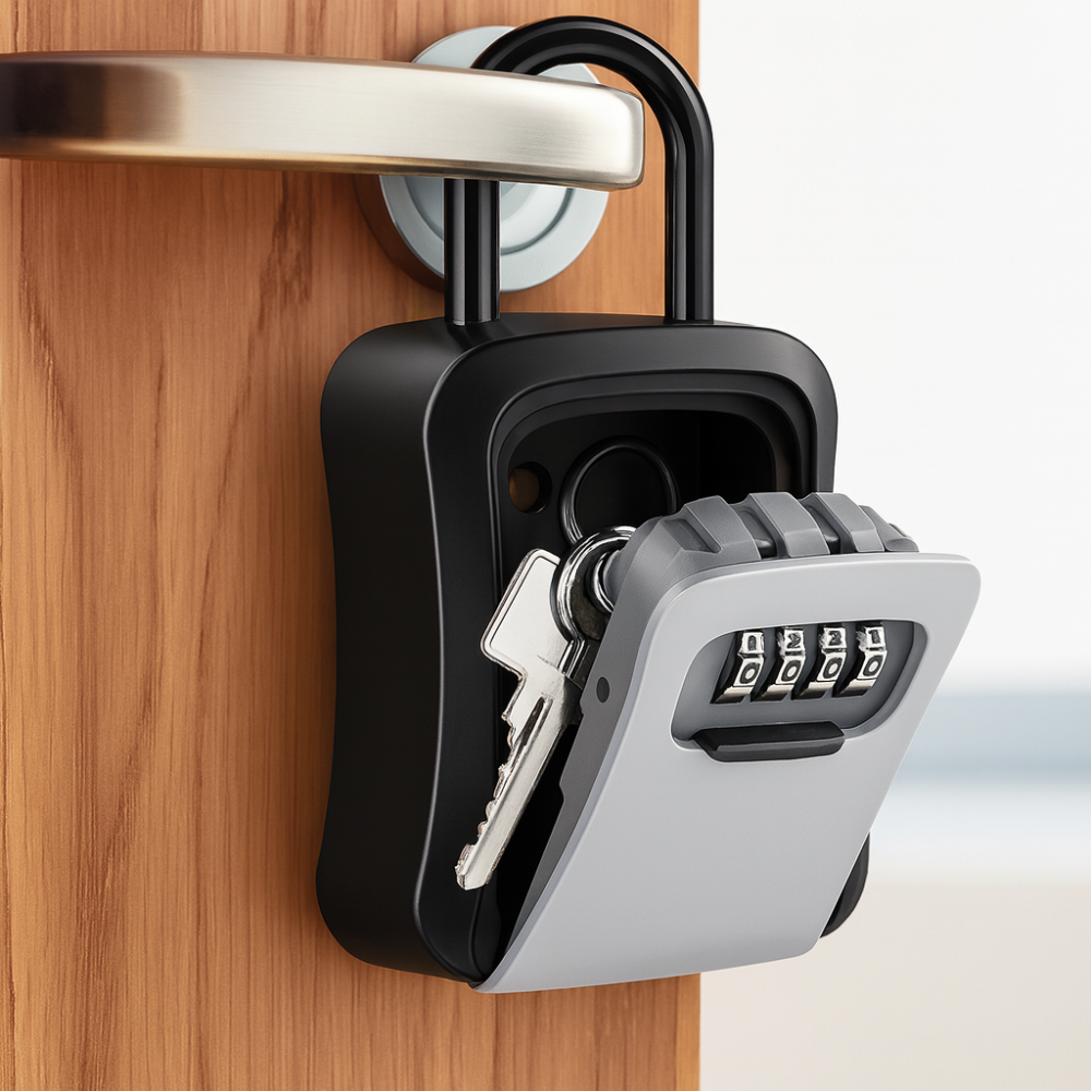 Locker’PRO – Boîte à clés extérieure sécurisée à crochet, code à 4 chiffres