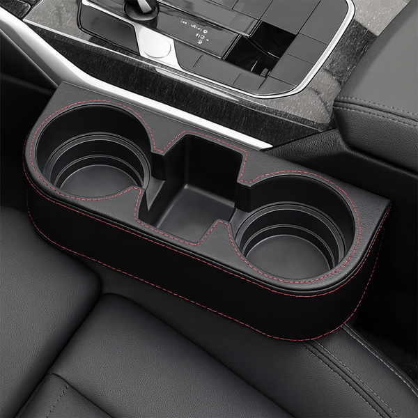 2 Porte-gobelets De Voiture Réglables Et Pliables - Noir, ABS, Supports Arrière
