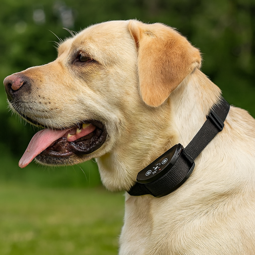 Collier anti-aboiement chien – Automatique, à vibration puissante, réglable et rechargeable USB, sans choc