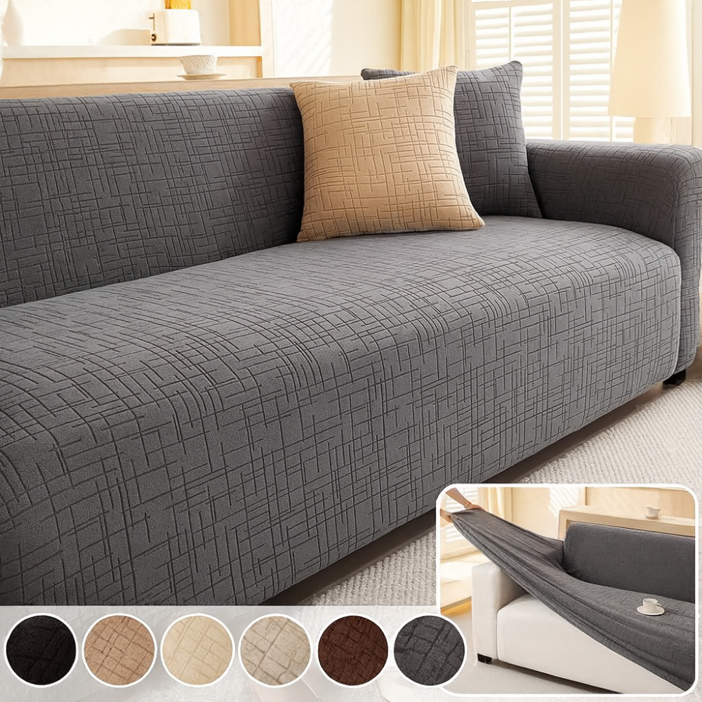 Housse canapé extensible lavable – Protection fauteuil & canapé 4 places