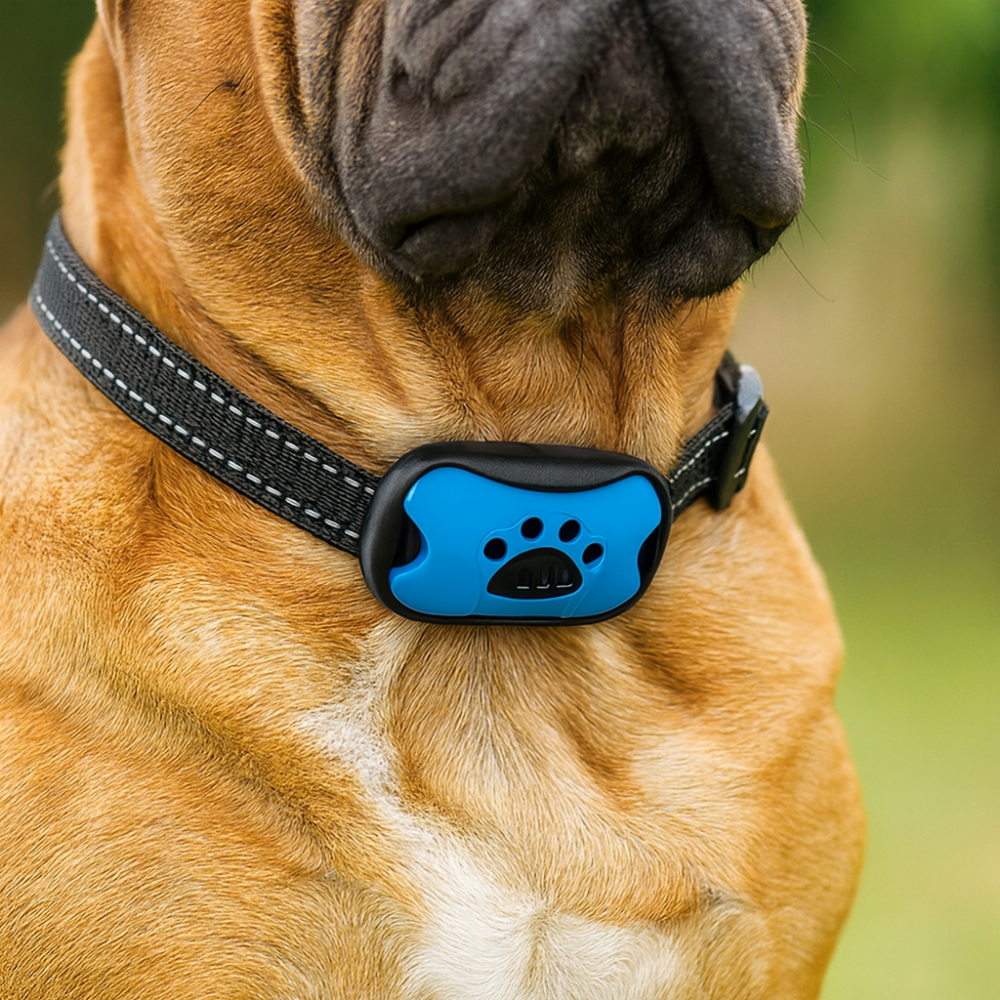 Collier anti-aboiement chien – Intelligent, réglable et rechargeable USB, sans choc