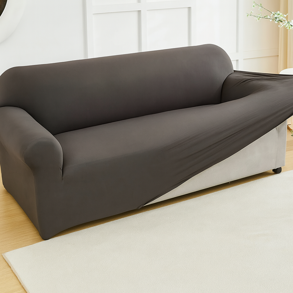 Housse canapé extensible lavable – Protection légère et durable