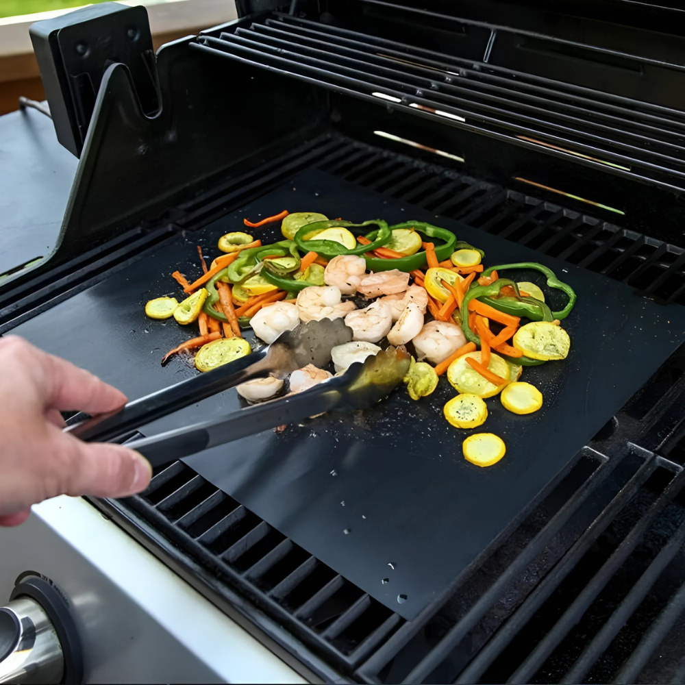 Cuisin'Pro – Tapis de four & barbecue multi-usages (Lot de 2)