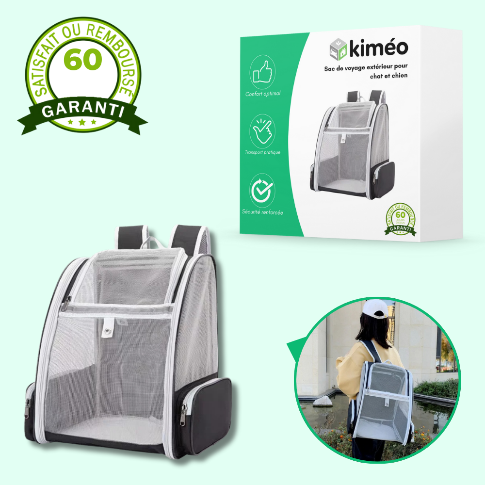 Sac de transport extérieur pour chien et chat – Voyage sécurisé et confortable