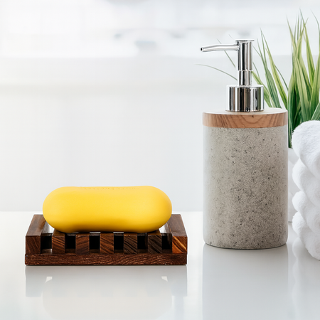 Porte-savon en bois avec drainage – Support de savon élégant et pratique pour salle de bain