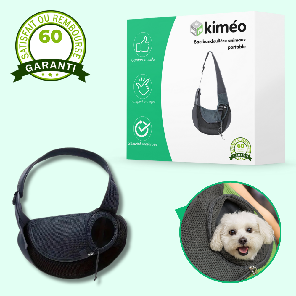 Sac bandoulière de transport pour petits animaux – Confort et