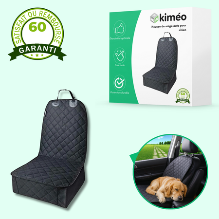 Housse de siège auto pour chien – Imperméable, antidérapante et résistante aux griffes, compatible voitures, camions et SUV
