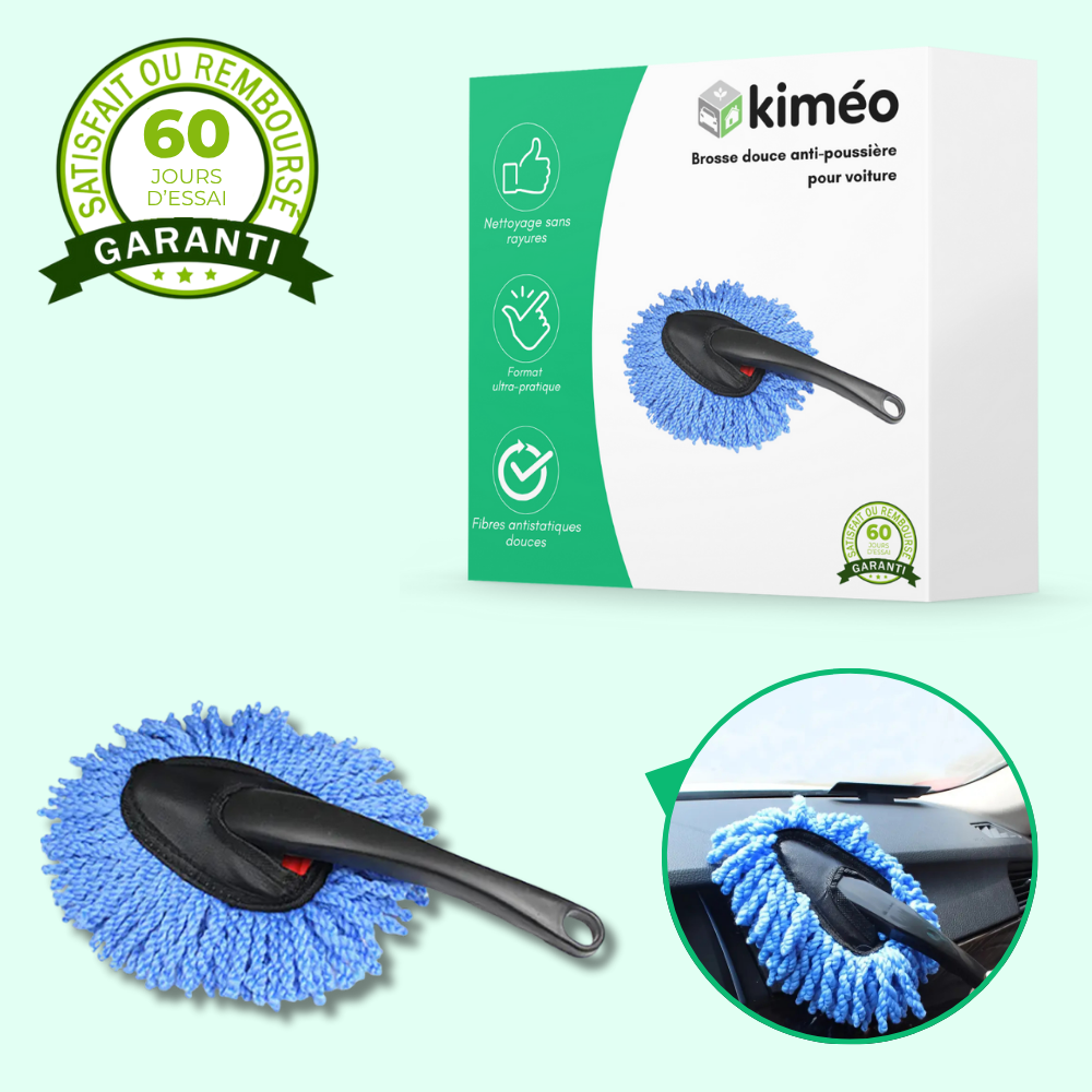 Brosse douce anti-poussière pour voiture