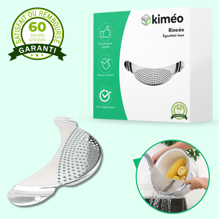 Rincéo – Égouttoir inox pour légumes et fruits
