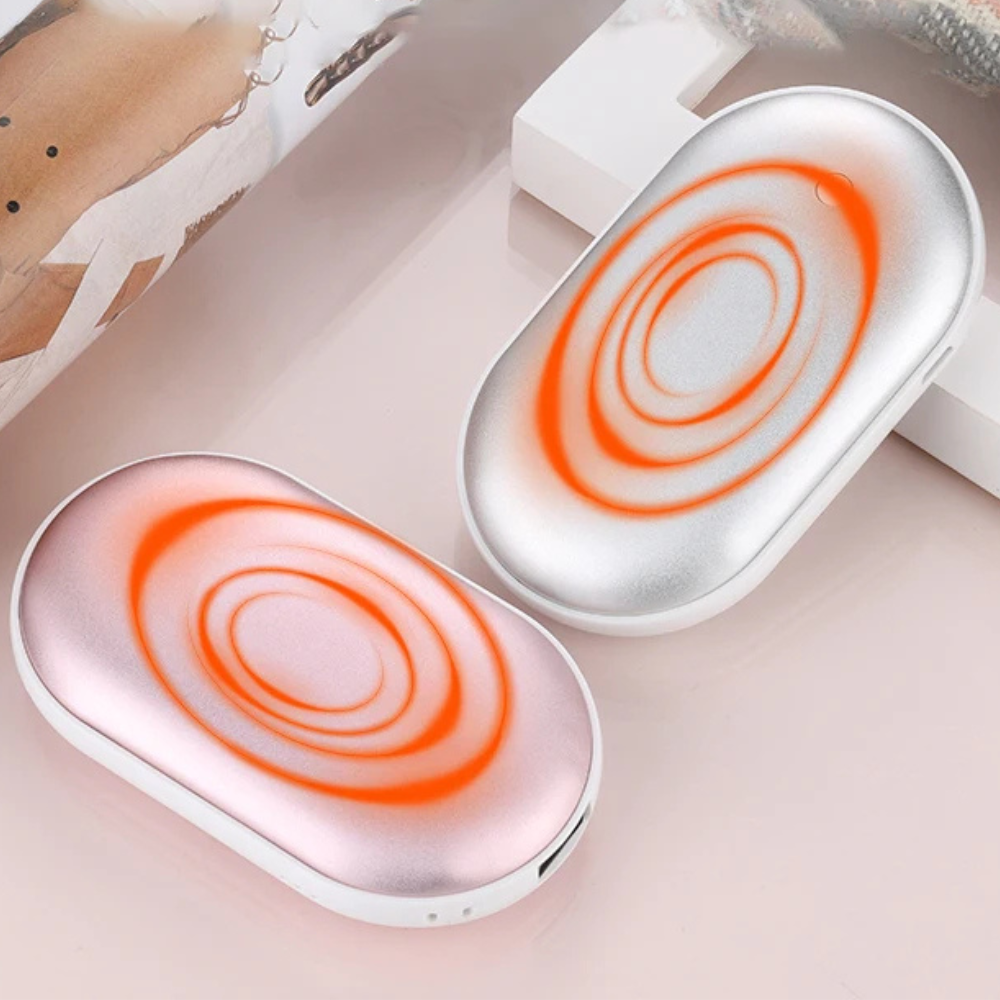 Heat’Max | Chauffe mains rechargeable réutilisable ultra fin double face 3 niveaux