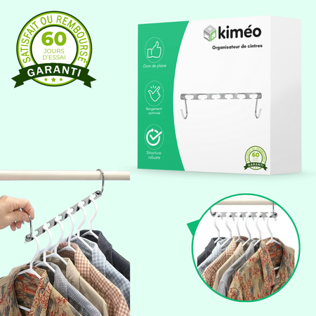SlimDress – Organisateur de cintres, la solution gain de place instantanée
