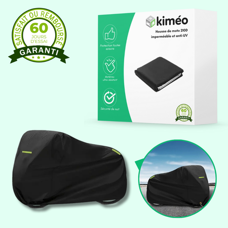 Housse de moto 210D imperméable et anti-UV