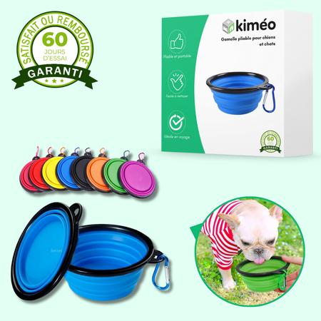 Gamelle pliable pour chiens et chats