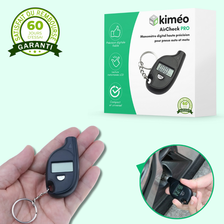 AirCheck PRO – Manomètre digital haute précision pour pneus auto et moto